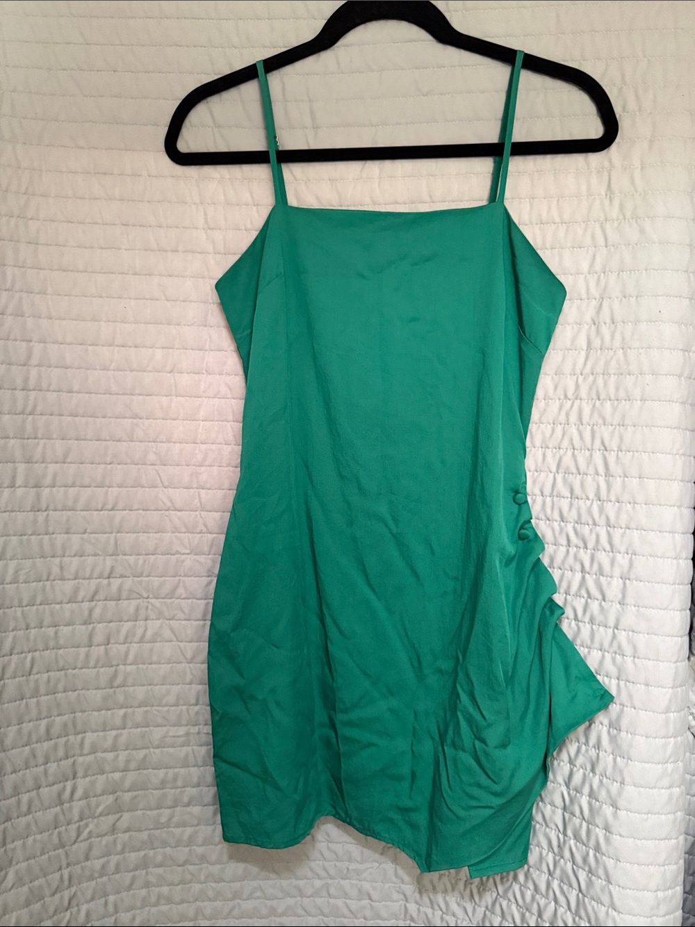 Lovers + Friends Teal Spaghetti-Strap Mini Dress